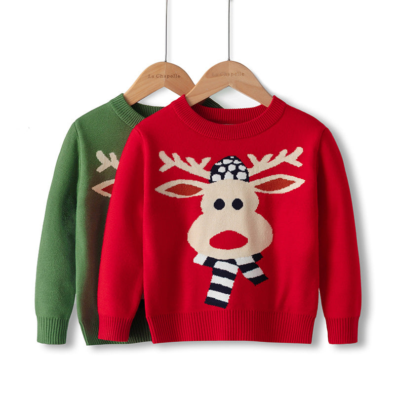 Kid Baby Boy Girl Christmas Cartoon Sweaters