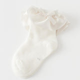Baby Girl Bow Decor Silk Design Socks 5 Colors