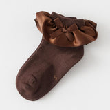 Baby Girl Bow Decor Silk Design Socks 5 Colors