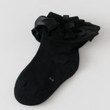 Baby Girl Bow Decor Silk Design Socks 5 Colors