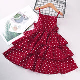 Kid Girl Sleeveless Summer Flower Print Dresses