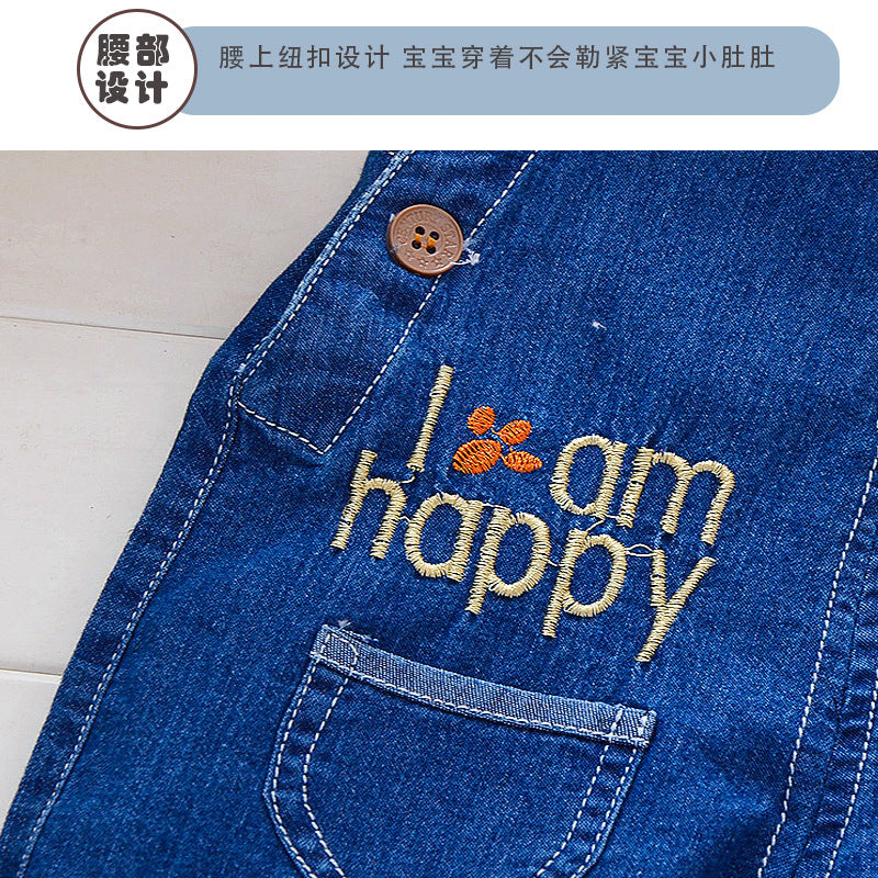 Baby Girl Shorts Summer Denim Jeans Overalls Pants