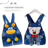 Baby Girl Shorts Summer Denim Jeans Overalls Pants