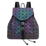 Kid Glow In Dark Backpacks Universal Magic Geometric Diamond Bags