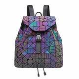 Kid Glow In Dark Backpacks Universal Magic Geometric Diamond Bags