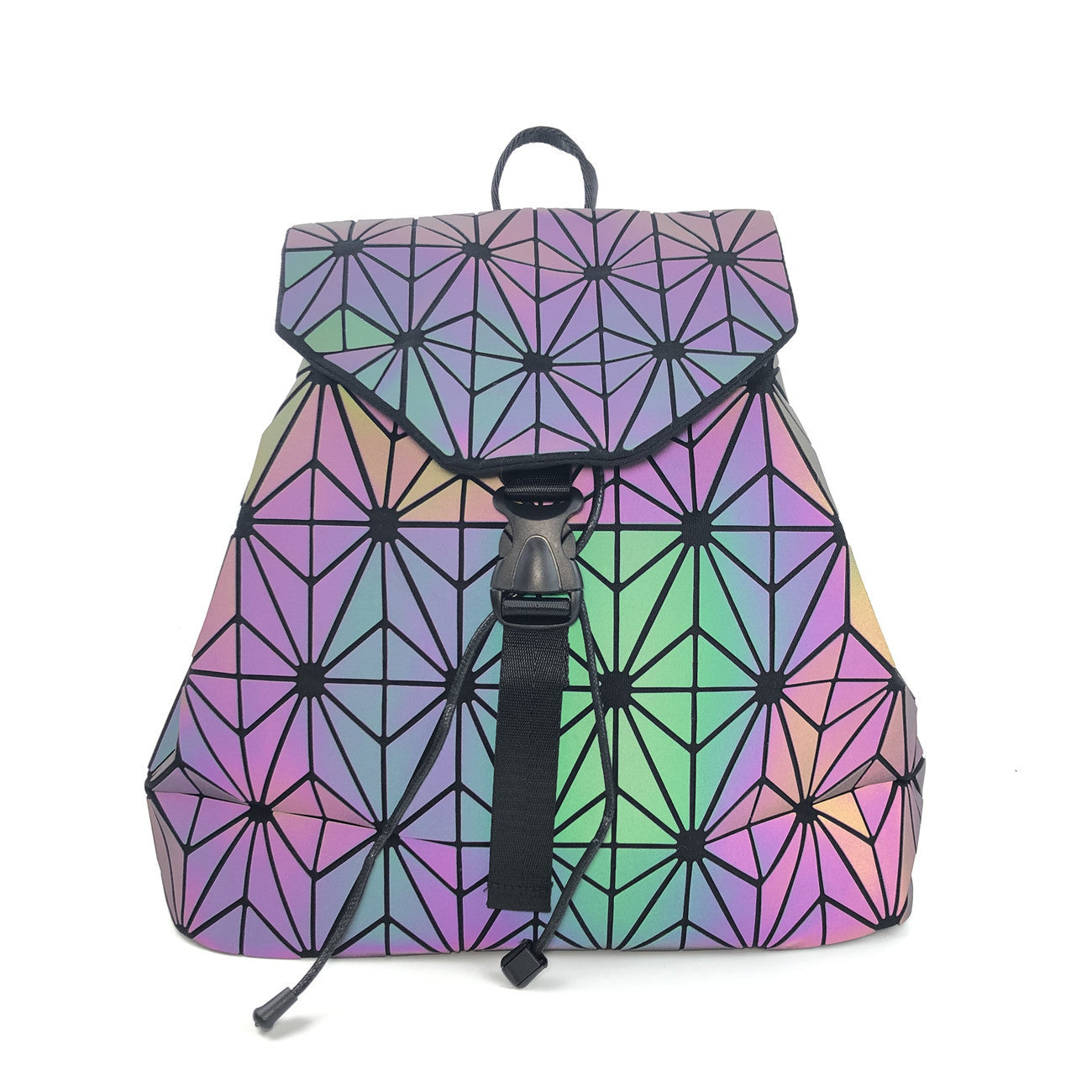 Kid Glow In Dark Backpacks Universal Magic Geometric Diamond Bags