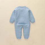 Baby Boy Girl Knitted Rabbit Jumpsuits Trending Sweaters Rompers
