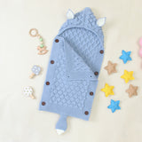 Baby Sleeping Cute Solid Color Newborn Envelope Pajamas