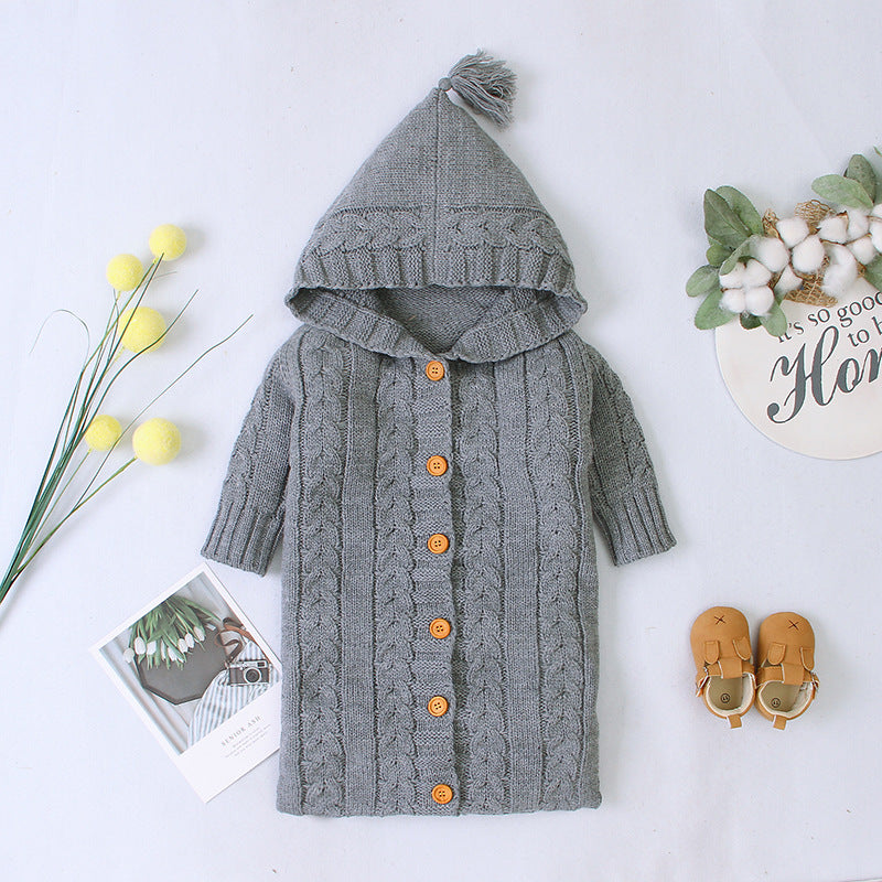 Baby Wrap Sleeping Solid Colors Versatile Rompers Pajamas