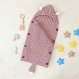 Baby Sleeping Cute Solid Color Newborn Envelope Pajamas