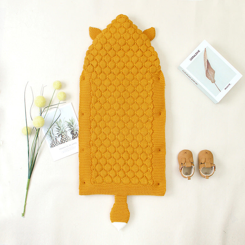 Baby Sleeping Cute Solid Color Newborn Envelope Pajamas