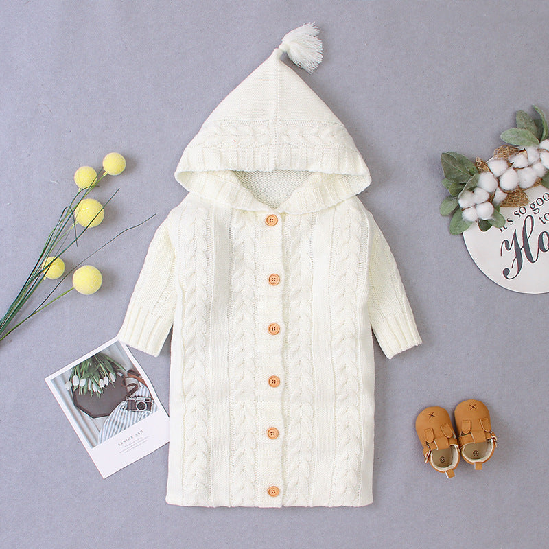 Baby Wrap Sleeping Solid Colors Versatile Rompers Pajamas