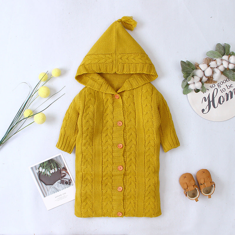 Baby Wrap Sleeping Solid Colors Versatile Rompers Pajamas