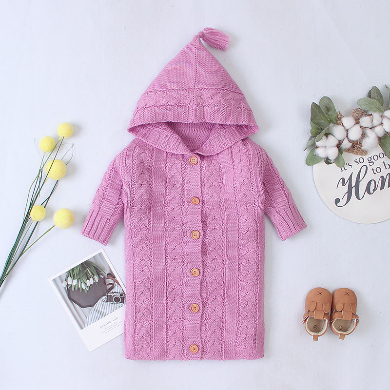 Baby Wrap Sleeping Solid Colors Versatile Rompers Pajamas