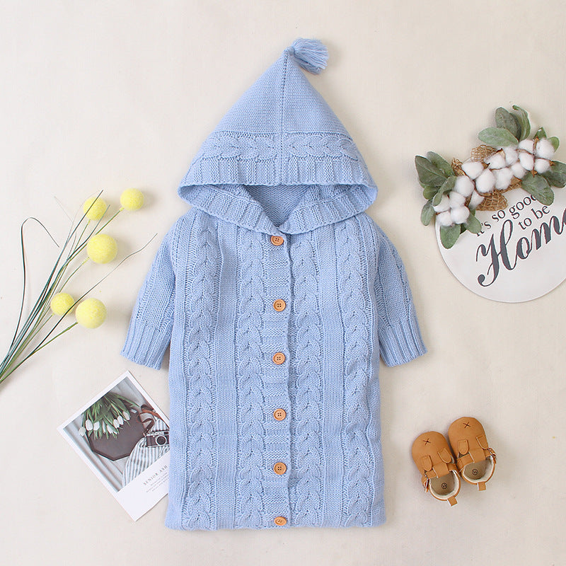 Baby Wrap Sleeping Solid Colors Versatile Rompers Pajamas