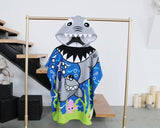 Kid Baby Boy Girl Bath Towel Cotton Hooded Cloak Beach Towel Pajamas