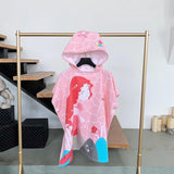 Kid Baby Boy Girl Bath Towel Cotton Hooded Cloak Beach Towel Pajamas