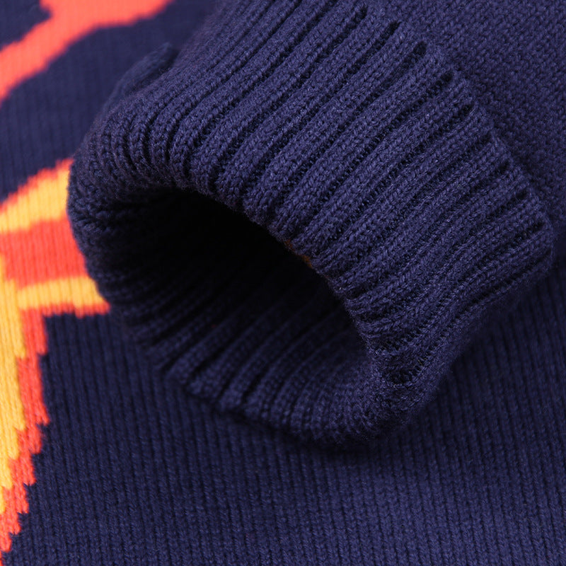 Kid Boy Knitwear Cartoon Cute Fashionable Warm Sweater