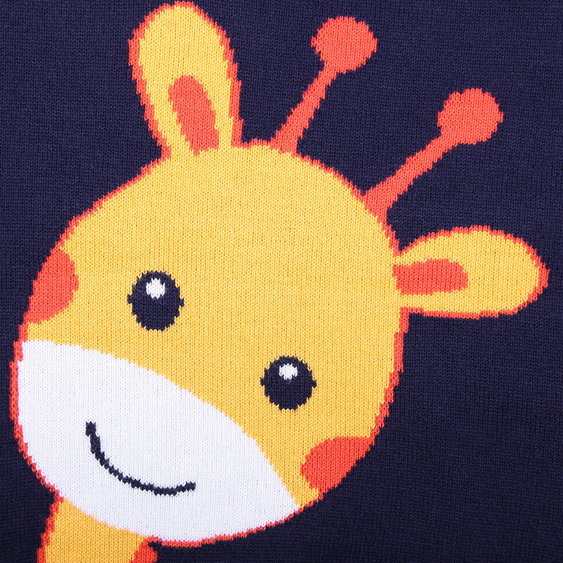 Kid Boy Knitwear Cartoon Cute Fashionable Warm Sweater