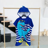 Kid Baby Boy Girl Bath Towel Cotton Hooded Cloak Beach Towel Pajamas