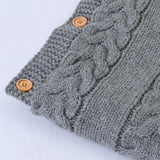 Baby Sleeping Plush Thick Knit Hit Rompers Pajamas