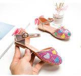 Girl Princess Shoes With Soft Soles And Sequins Shoes