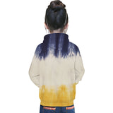 Kids Girl Hot Tie Dye Gradual Digital Printing 3D Sports Leisure Autumn Hoodie
