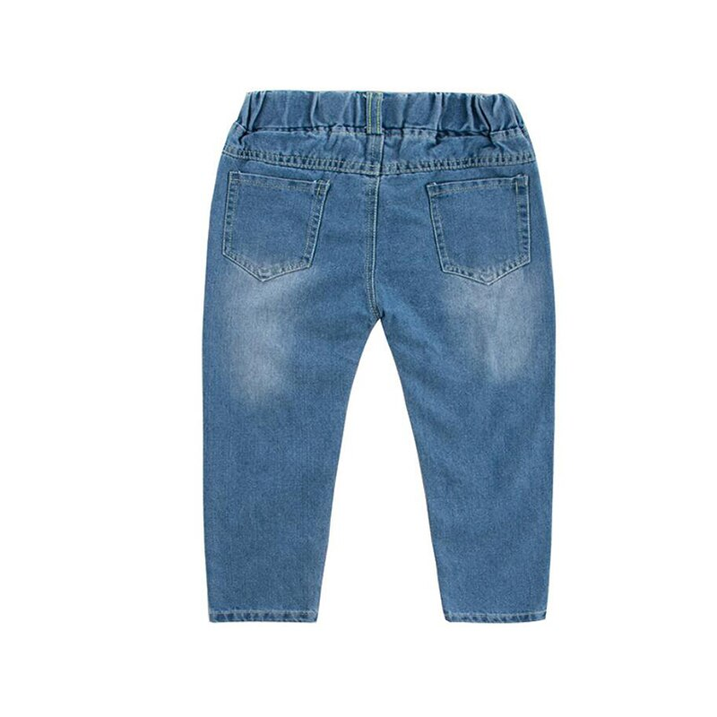 Kids Boy Girl Jeans Hole Denim Pant Trousers Pants for 1-7 Years