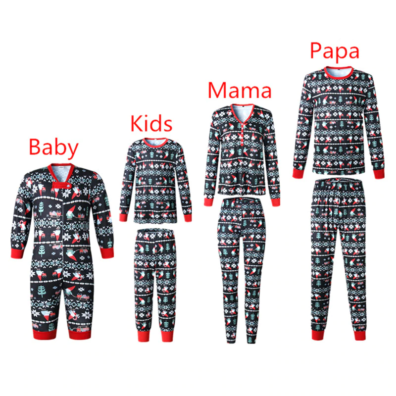 Christmas Family Matching Outfits Father Son Mother Daughter Family Look Pajamas