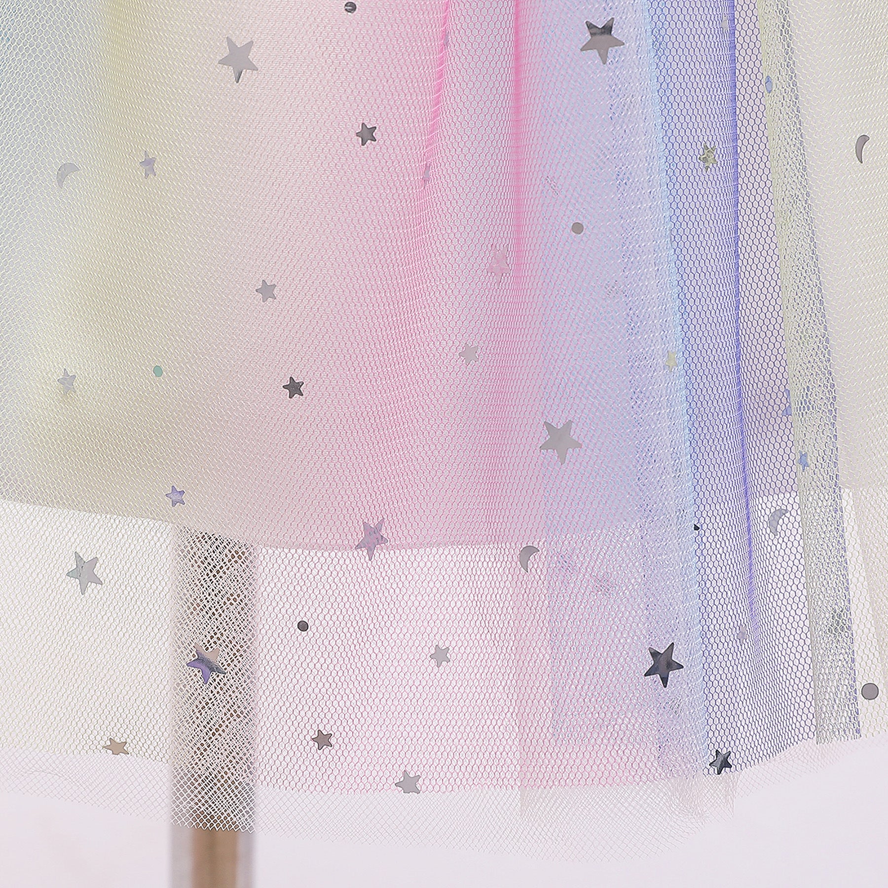 Kid Girls Thin Knit Cotton Unicorn Birthday Rainbow Sequins Dresses
