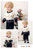 Ins Baby Elk Bodysuit Christmas Autumn Jumpsuits Rompers
