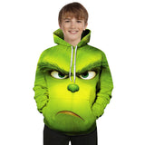 Kids Boys Girls Cartoon 3D Printed Hiphop Crewneck Long Sleeve Hoodie