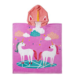 Kid Baby Bath Towel Beach Cotton Cartoon Dinosaur Microfiber Pajamas