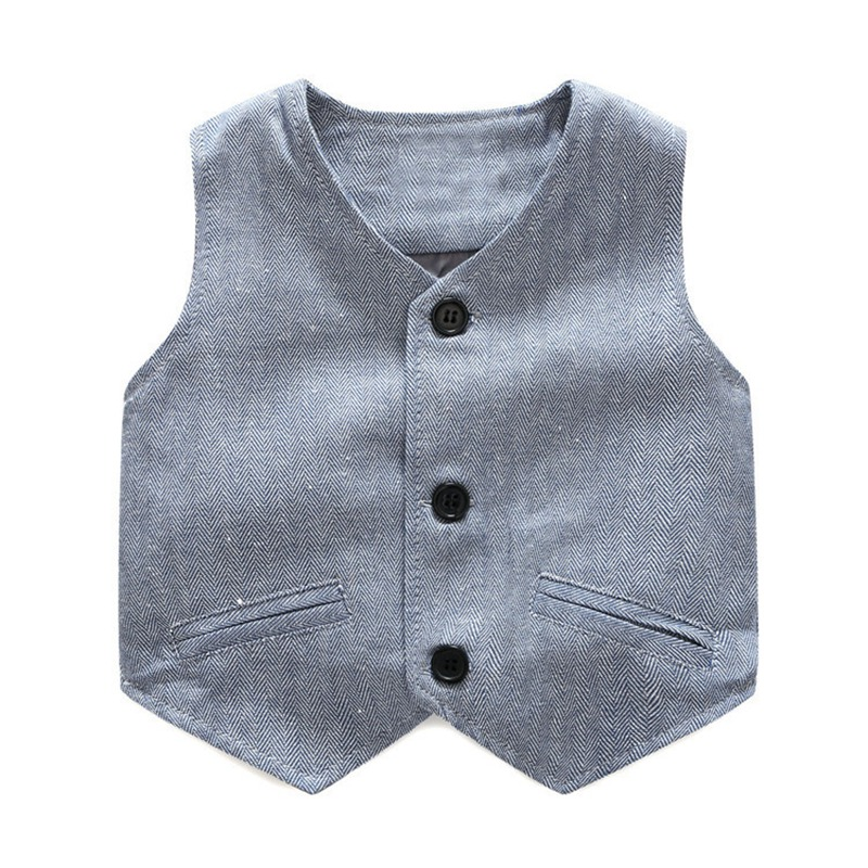 Autumn Baby Boy Set Gentleman Fashion Party Formal 3 Pcs Suits