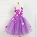 Kid Baby Girls Tutu Flowers Birthday Masquerade Party Unicorn Dresses