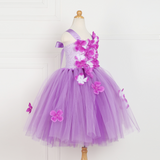 Kid Baby Girls Tutu Flowers Birthday Masquerade Party Unicorn Dresses