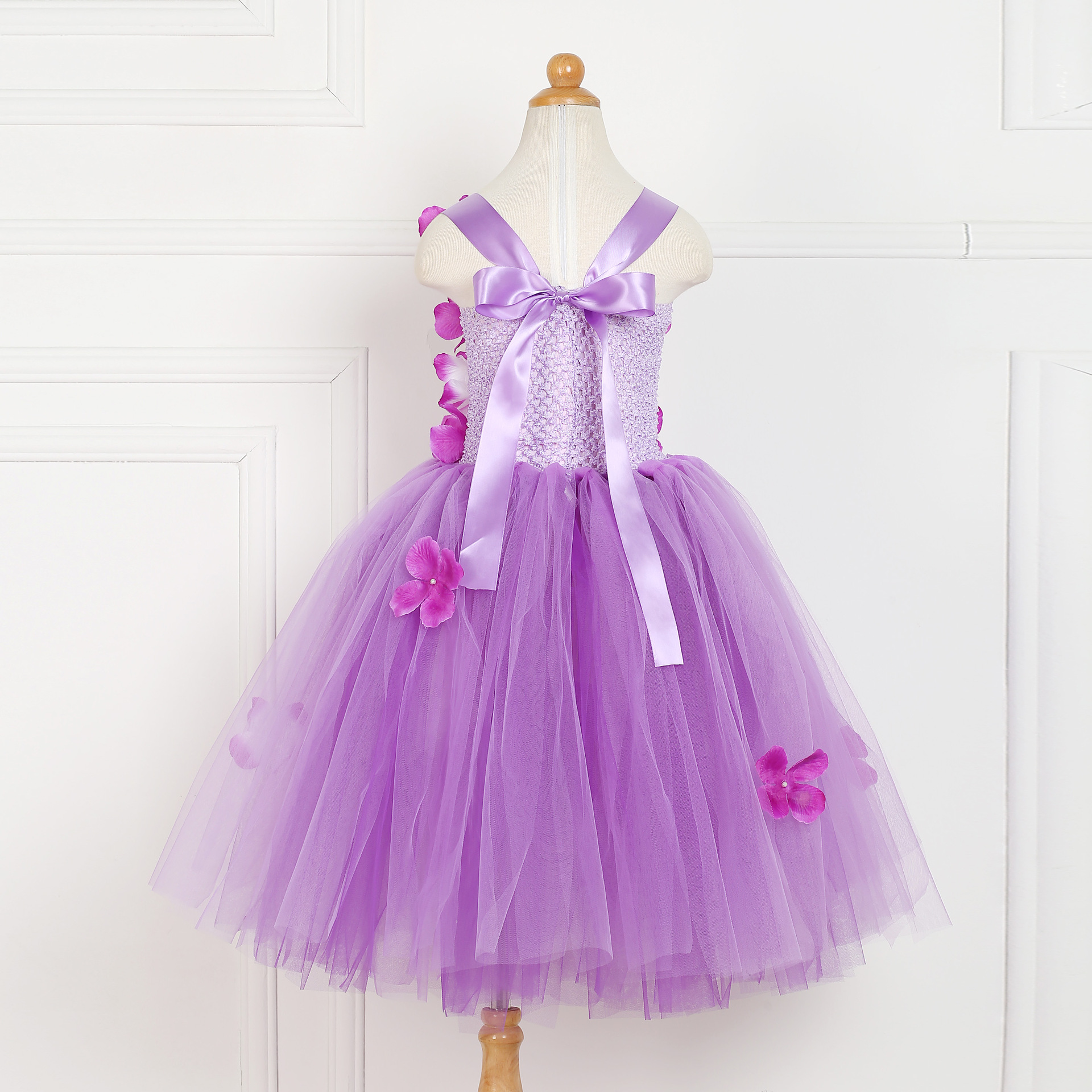 Kid Baby Girls Tutu Flowers Birthday Masquerade Party Unicorn Dresses