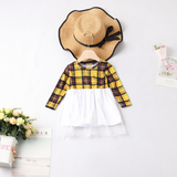 Family Matching Plaid Mother Daughter Dresses Parent-child Christmas Dresses