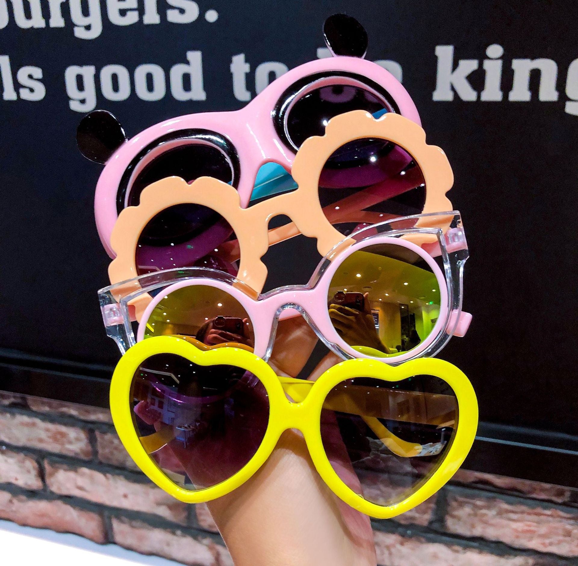 Kid Girl Sunglasses Cute Sunblock Polarizing Tide Cartoon Glasses