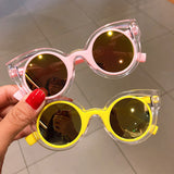 Kid Girl Sunglasses Cute Sunblock Polarizing Tide Cartoon Glasses