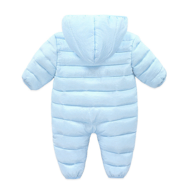 Newborn Baby Winter Jumpsuit Overalls Warm Romper