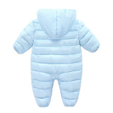Newborn Baby Winter Jumpsuit Overalls Warm Romper