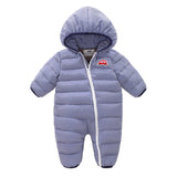 Newborn Baby Winter Jumpsuit Overalls Warm Romper