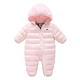 Newborn Baby Winter Jumpsuit Overalls Warm Romper
