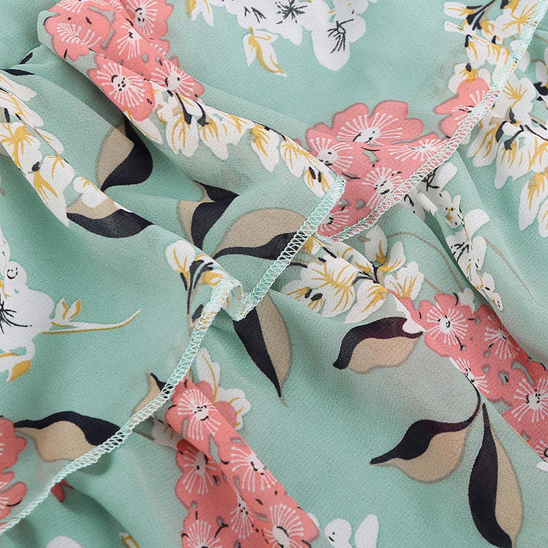 Kid Baby Girl Princess Western V Collar Sleeveless Summer Dresses