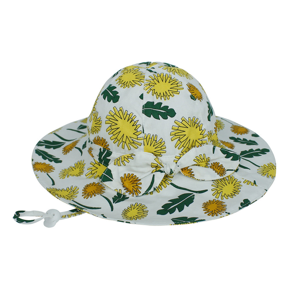 Baby Bucket Hat Cotton Breathable Fisherman Hats Summer Sun Cap