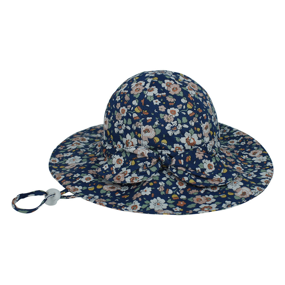 Baby Bucket Hat Cotton Breathable Fisherman Hats Summer Sun Cap