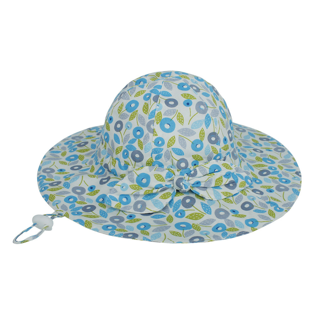 Baby Bucket Hat Cotton Breathable Fisherman Hats Summer Sun Cap
