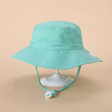 Kid Baby Casual Summer Spring Sun Hat Solid Fisherman Hats