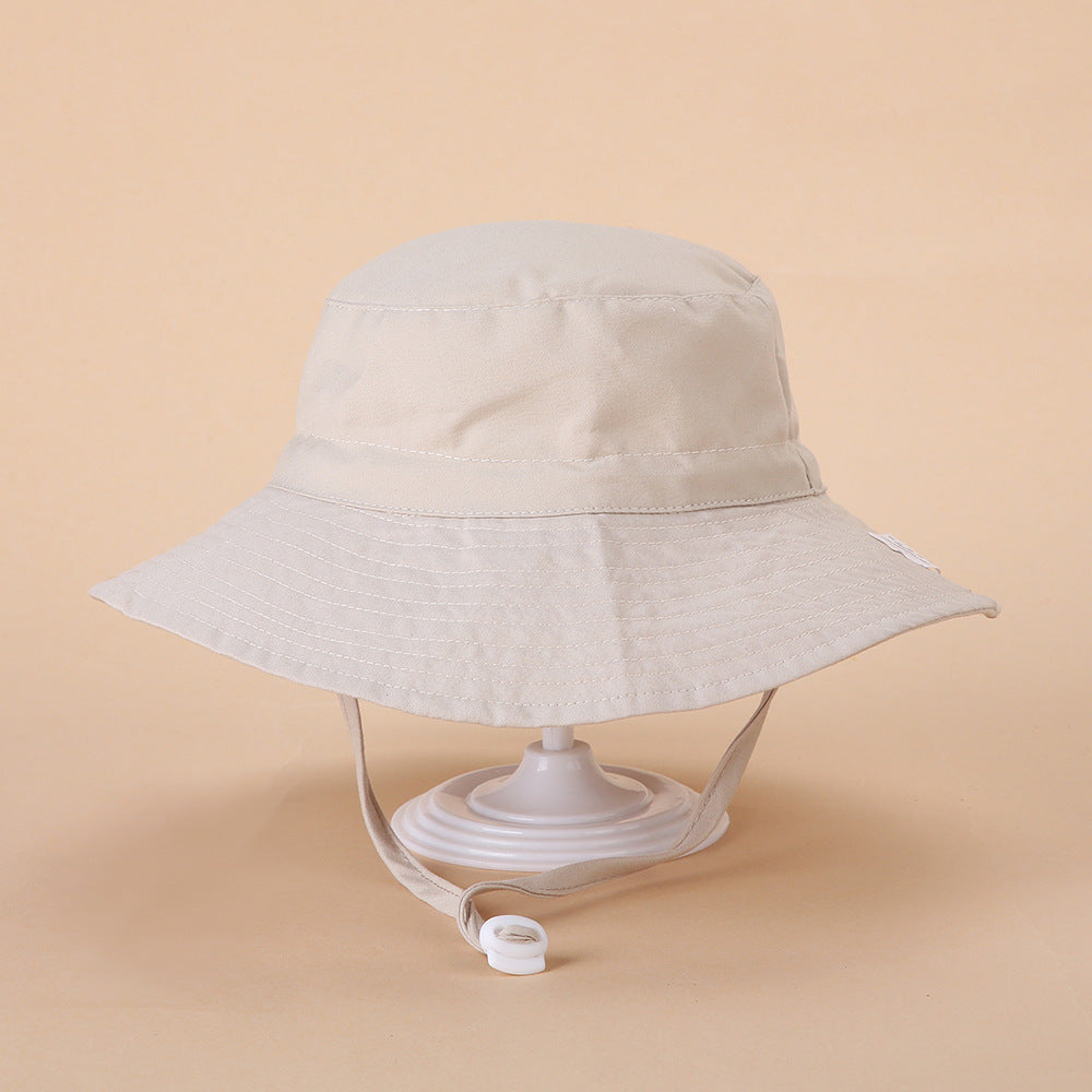 Kid Baby Casual Summer Spring Sun Hat Solid Fisherman Hats